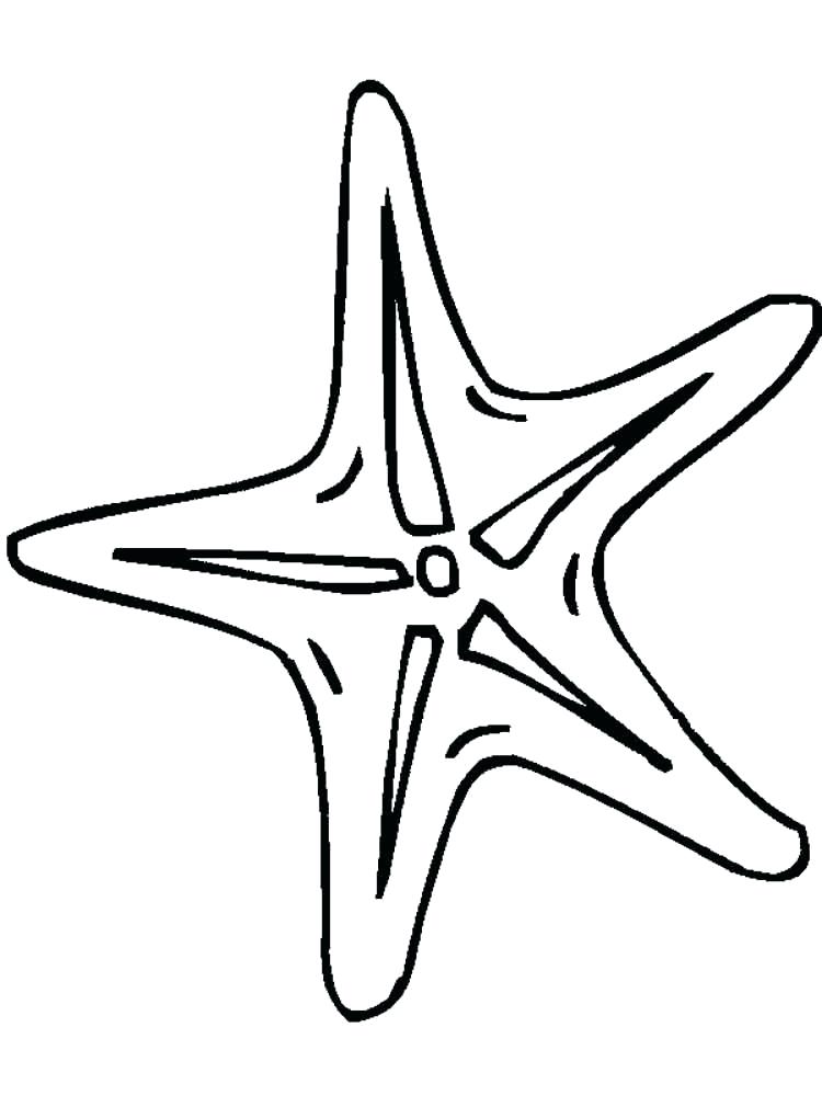 750x1000 Starfish Coloring