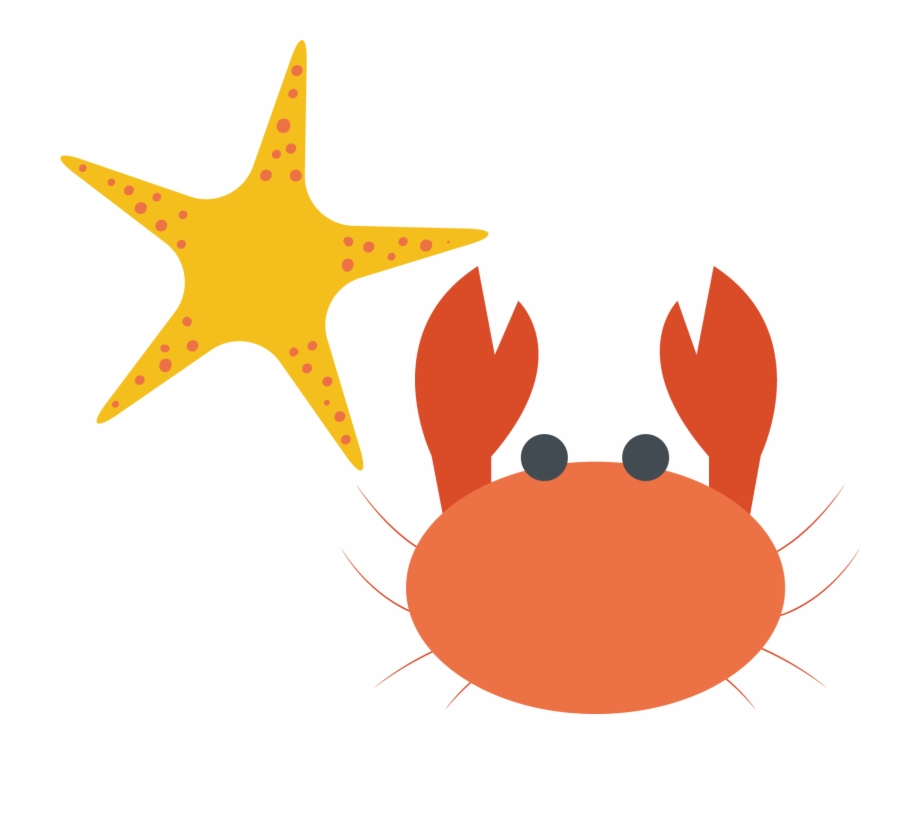 920x815 Crab Illustration Starfish Png Vector Material Transprent