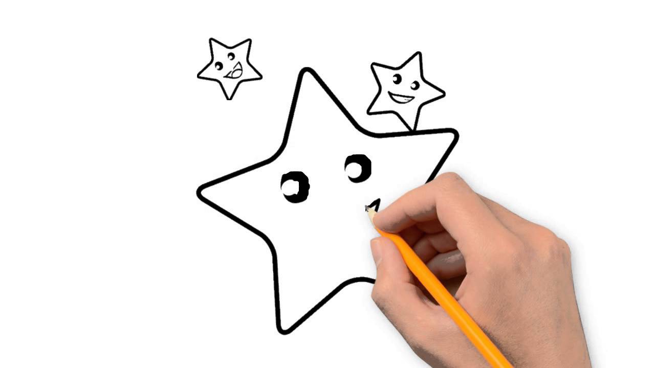 1280x720 Star Nature Pencil To Draw Step