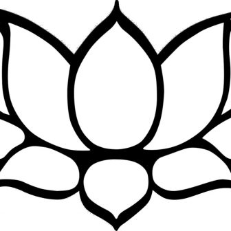 336x336 Black And White Lily Flower Drawing Images Single Tumblr Beautiful