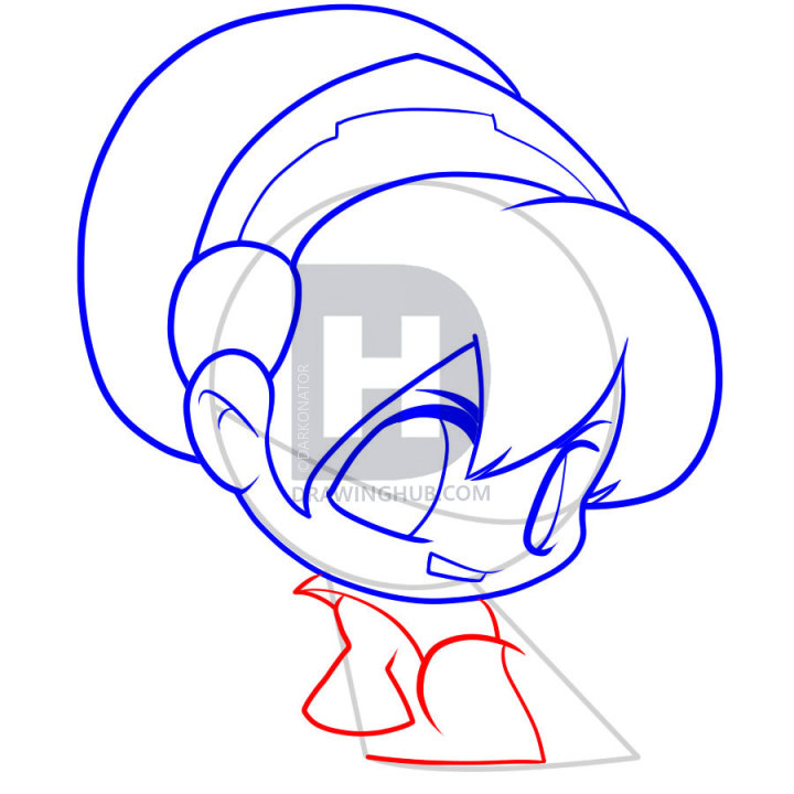 720x720 How To Draw Chibi Toph, Step