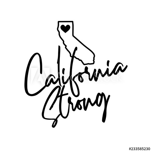 500x500 California Strong
