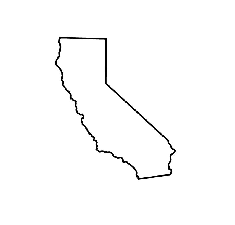 794x761 California State Vector Graphic Instant Download Etsy