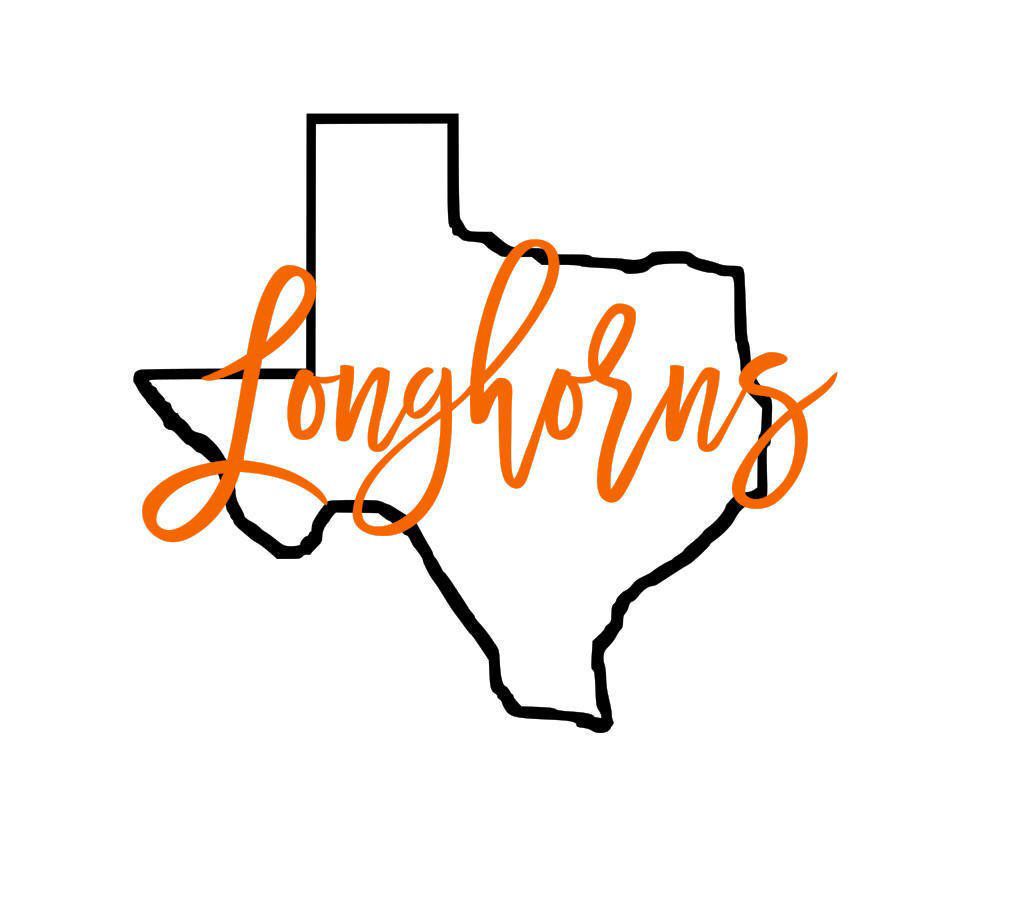 1026x897 Texas Longhorns State Outline Designs
