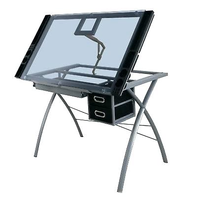 400x400 Glass Drawing Table