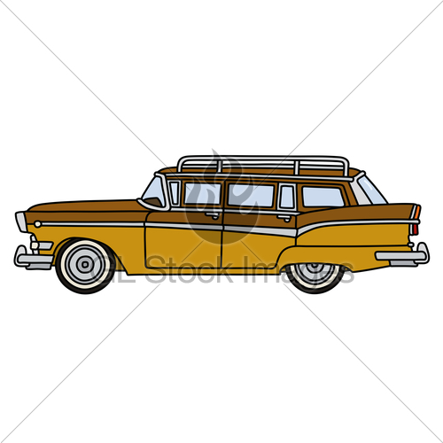 500x500 The Old American Station Wagon Gl Stock Images