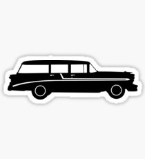210x230 bel air car drawing stickers redbubble