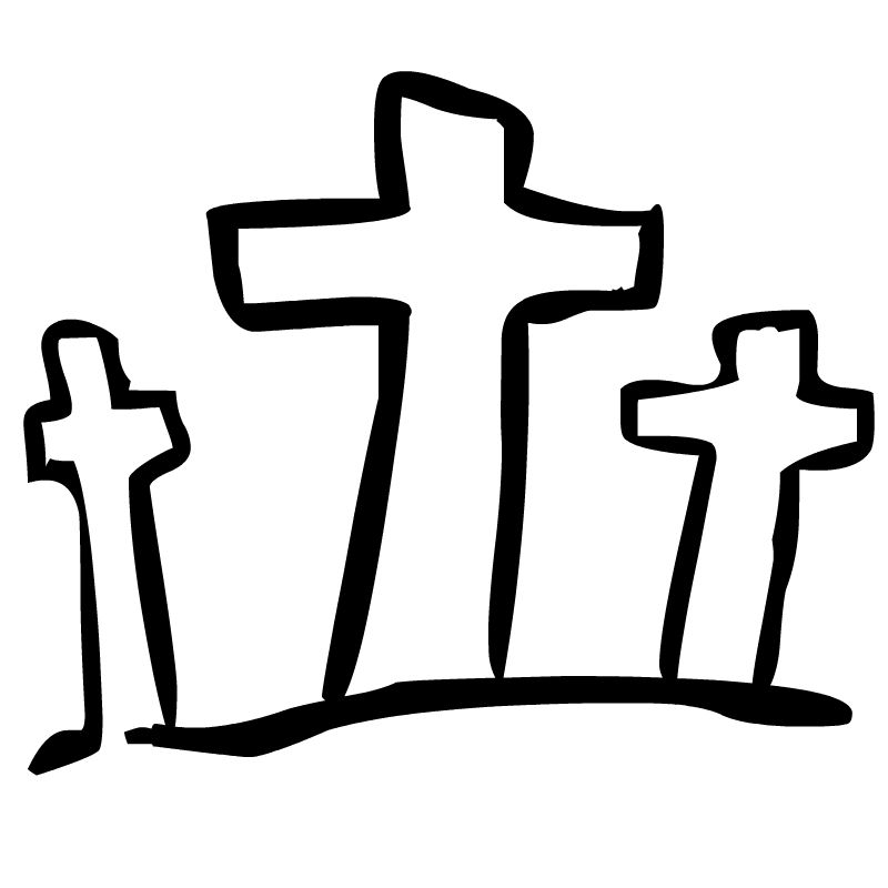 800x800 Cross Clipart Black And White