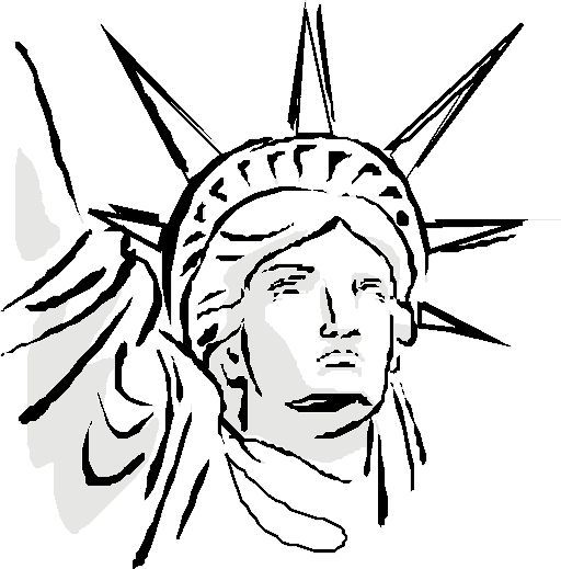512x519 Statue Liberty Drawing Directed