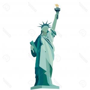 300x300 Illustration Statue Liberty Vector Draw Isolated Illustration