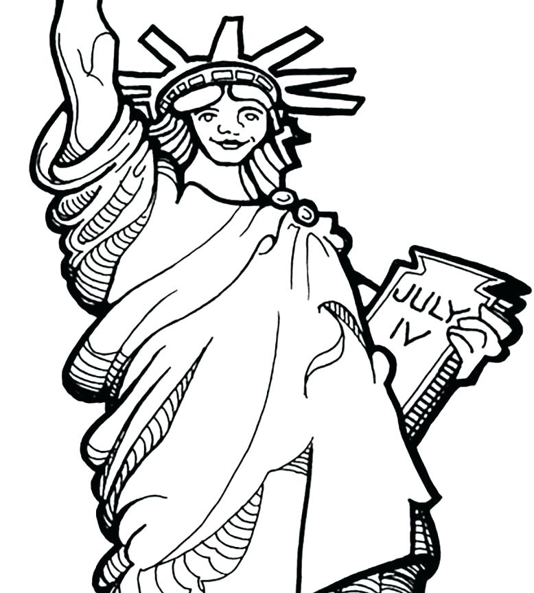778x864 coloring pages statue of liberty statue of liberty coloring pages