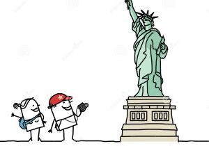 300x210 statue of liberty cartoon drawing statue of liberty cartoon