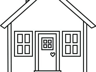320x240 House Drawing For Colouring Drawing Pictures For Colouring