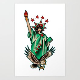 264x264 Lady Liberty Art Prints