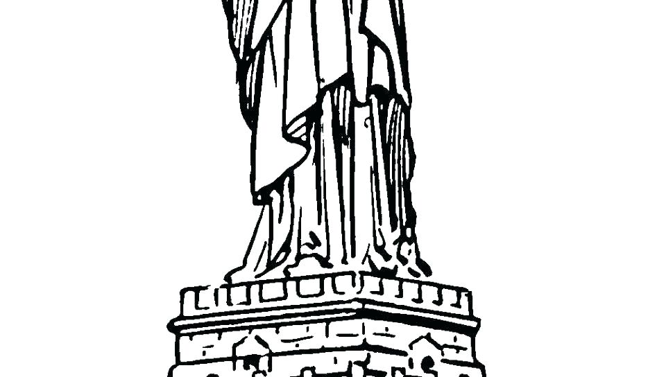 960x544 Statue Of Liberty Coloring