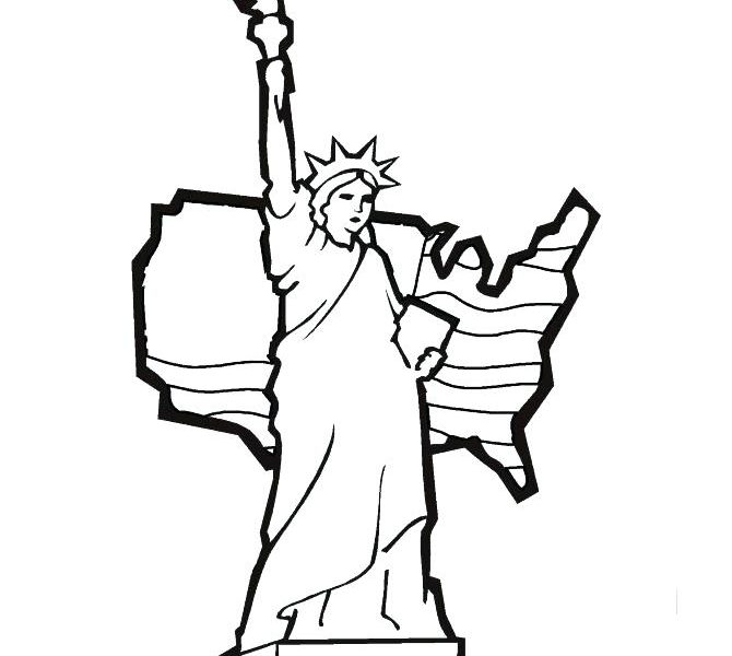 Statue Of Liberty Drawing For Kids | Free download on ClipArtMag