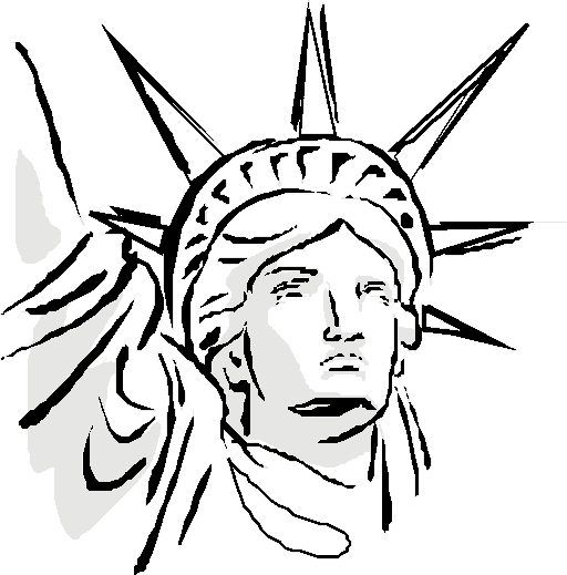 512x519 Statue Of Liberty Coloring Pages For Kids Art Ideas