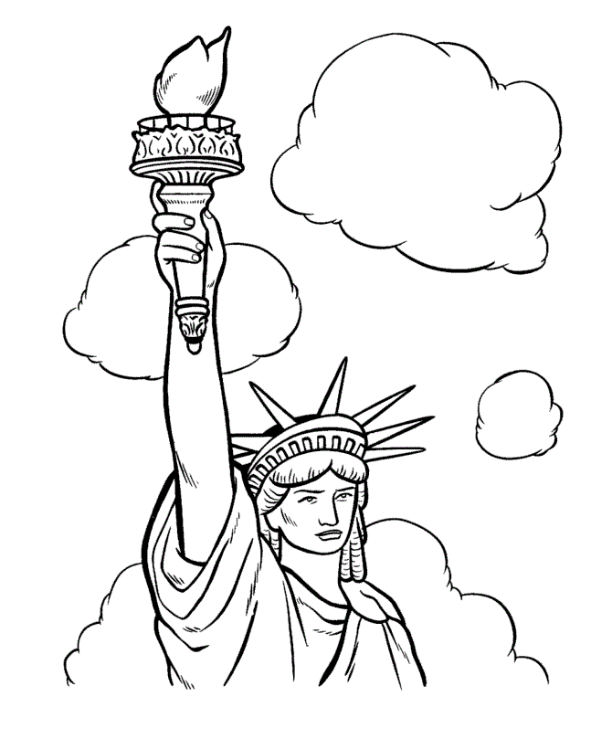 670x820 Free Printable Statue Of Liberty Coloring Pages For Kids Ladybug
