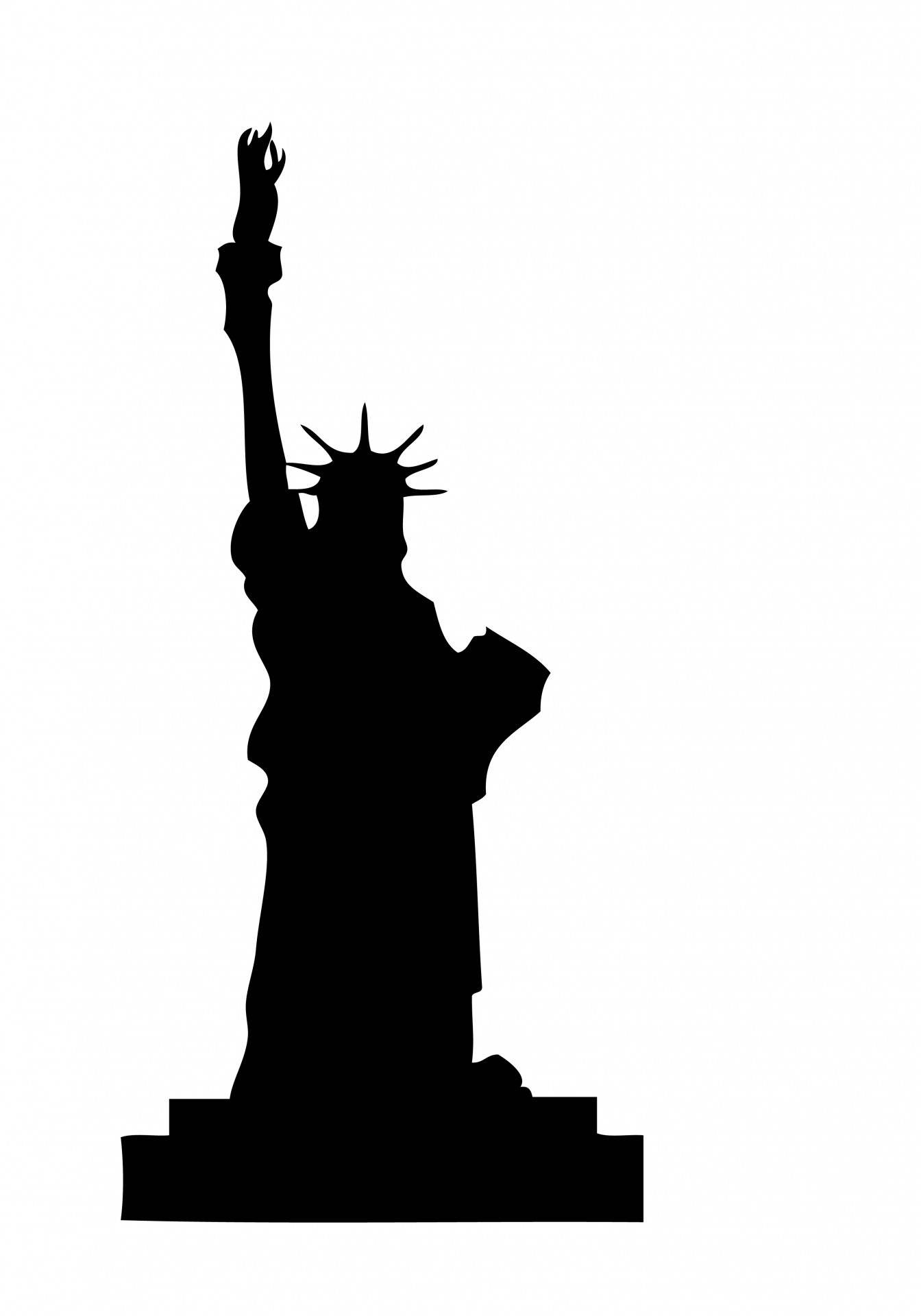 1344x1920 Clipart Statue Liberty