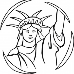 300x300 Professor Monkey Coloring Page