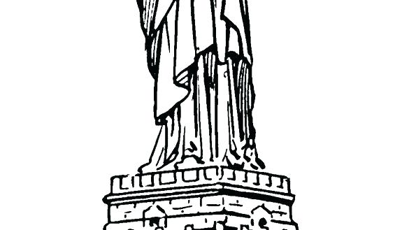 585x329 Statue Of Liberty Crown Coloring