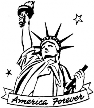 306x350 Statue Of Liberty Cartoon Drawing