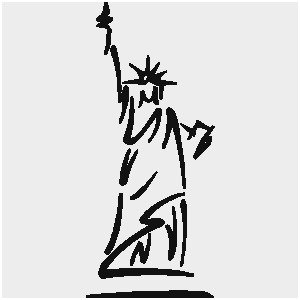 300x300 Statue Of Liberty Clipart Free Great Statue Liberty Drawing
