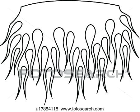 450x360 Torch Drawing Easy Tiki Line Human Single Continuous Art Flame