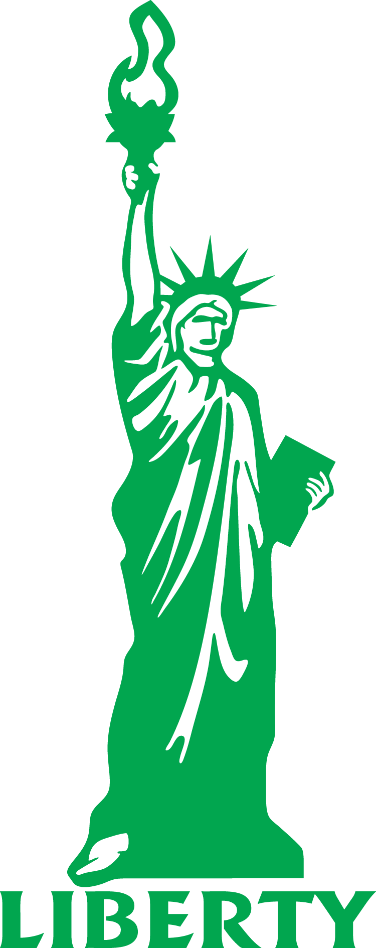 750x1890 Liberty Drawing Stencil Transparent Png Clipart Free Download