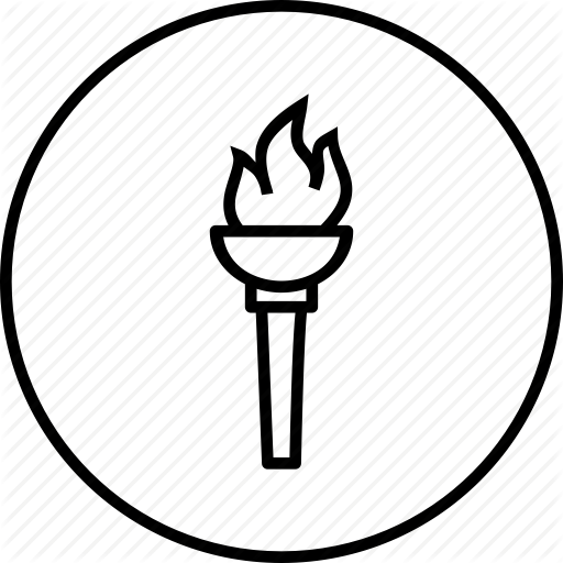 512x512 Liberty Drawing Flame, Picture