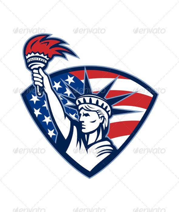 590x700 Hockey Logos Shield Vector, Statue