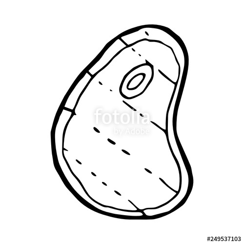 500x500 Steak Icon Hand Drawn Stock Image And Royalty Free Vector