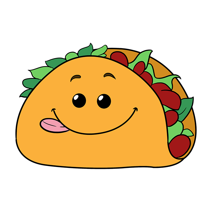 680x678 How To Draw A Funny Taco