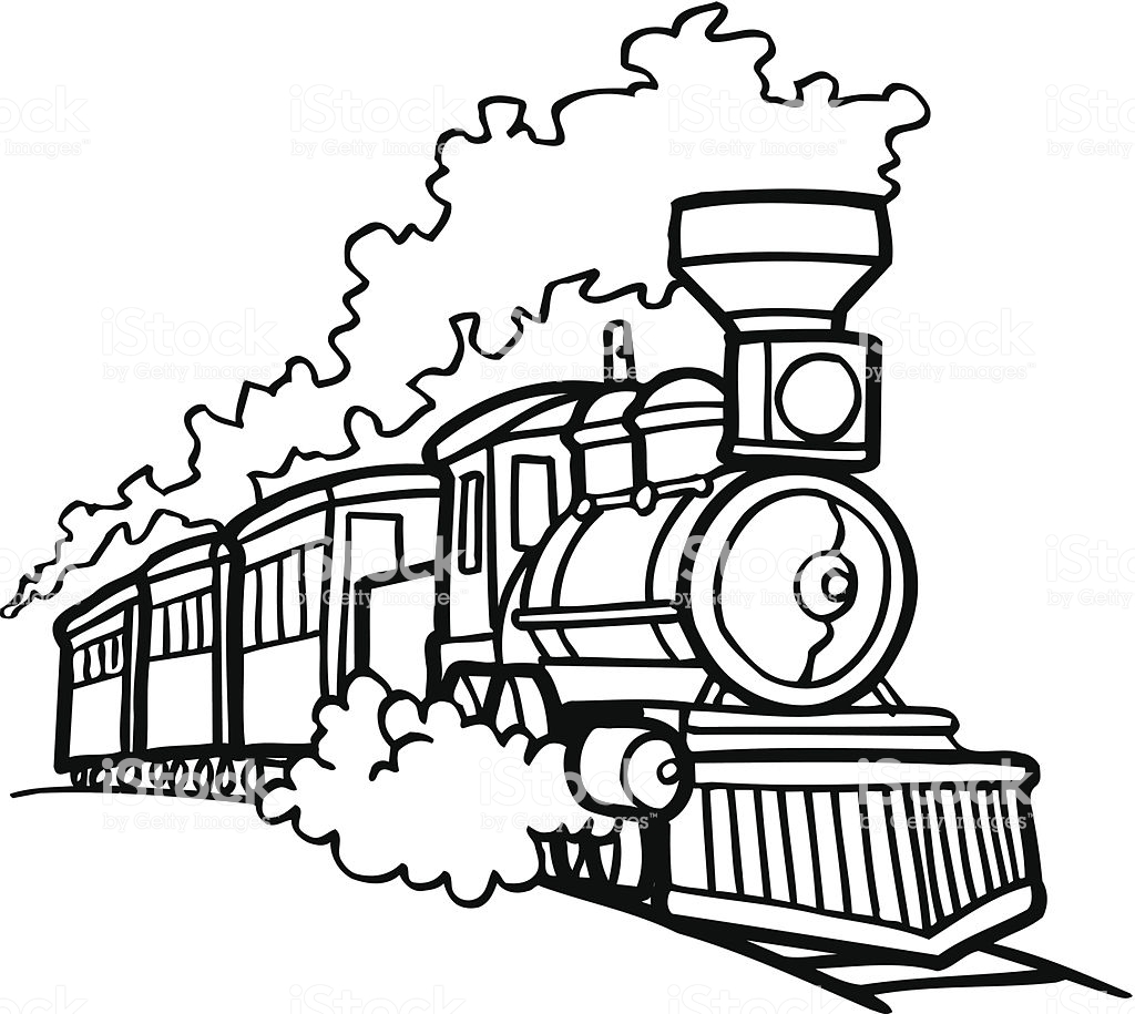 1024x915 Huge Collection Of 'choo Choo Train Drawing' Download More Than
