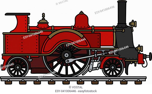 640x396 Drawing Steam Train Stock Photos And Images Age Fotostock