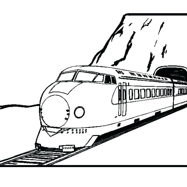 760x760 Locomotive Coloring Pages