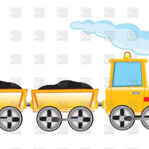 300x300 Old Steam Locomotive Side View Vector Clipart Soidergi