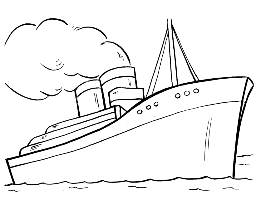 Steamboat Drawing