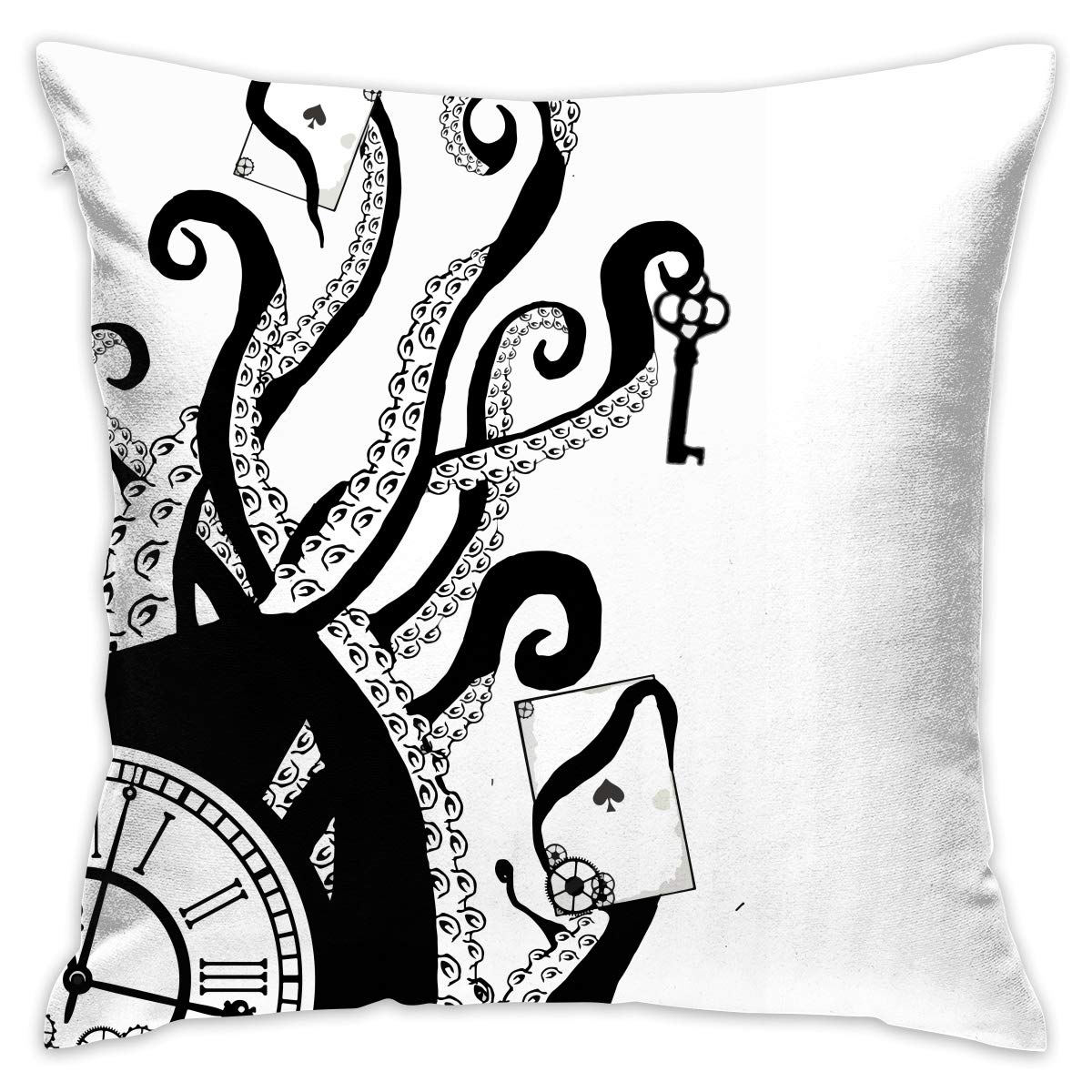 1200x1200 Ancharpin Steampunk Clock Drawing Pillow Case Cover
