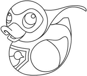 300x262 super duckie urban threads unique and awesome embroidery designs