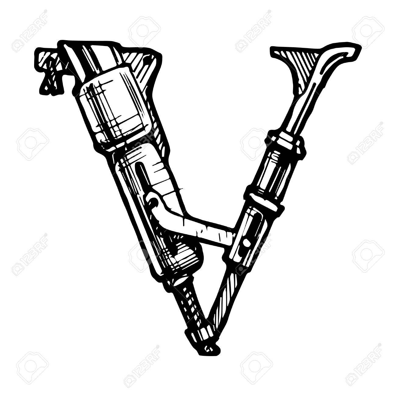 1300x1300 Steampunk Cliparts Letters Free Download Clip Art