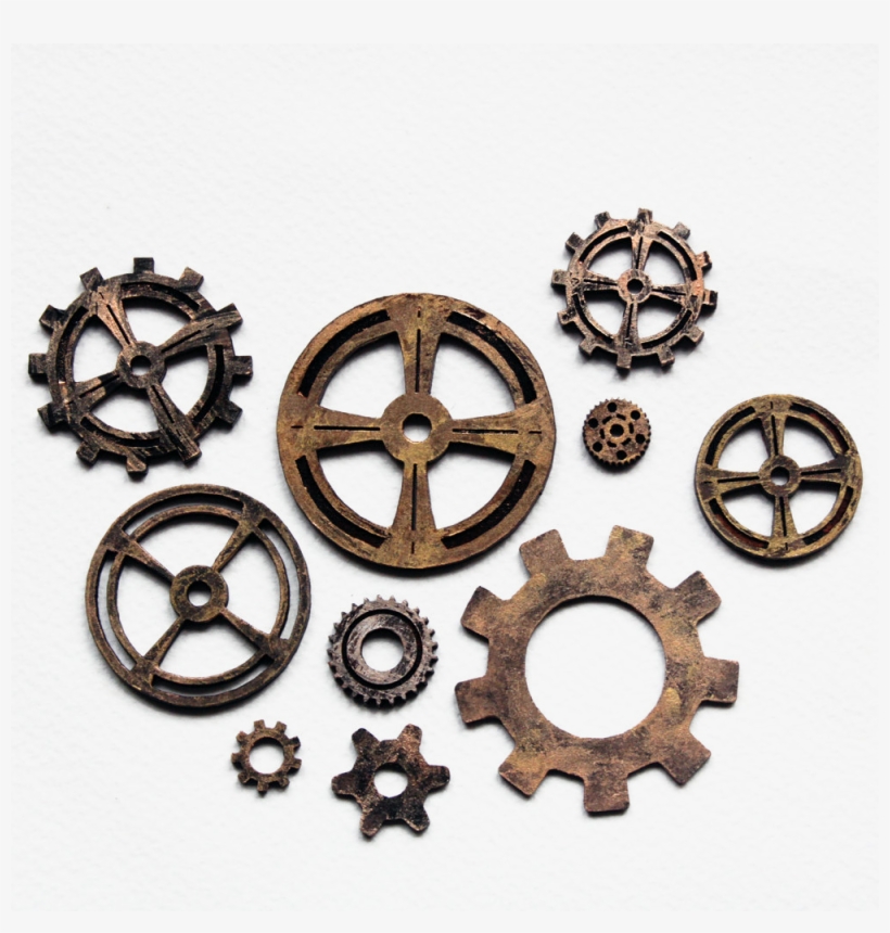 820x860 steampunk cogs and gears