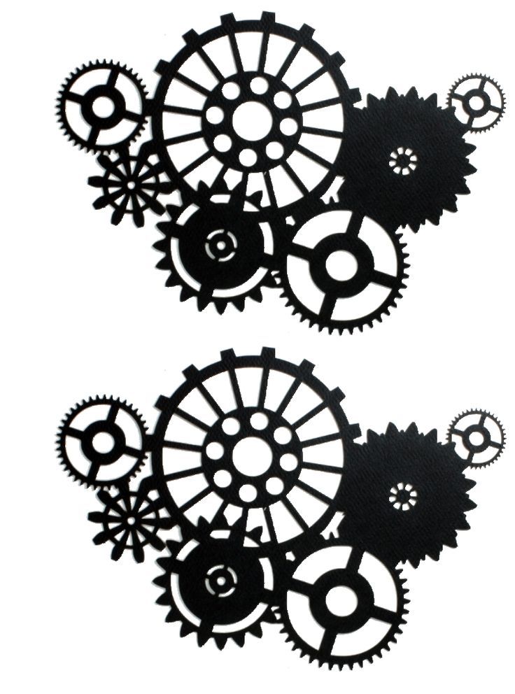 736x992 Steampunk Gear Silhouette Clipart Fairies Silhouette Art
