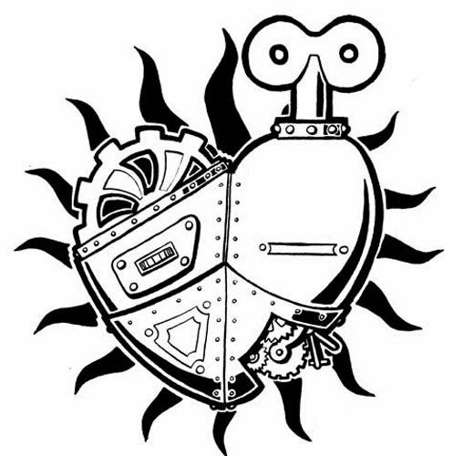 497x500 clip art, drawing gears templates and steampunk gears and cogs