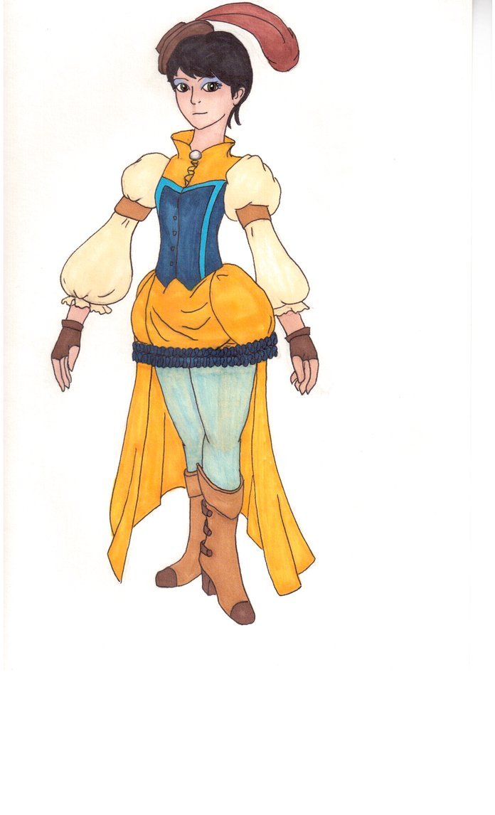 696x1146 Steampunk Girl Costume Concept