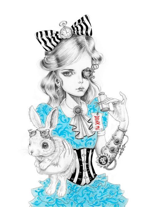 474x670 Steampunk Alice In Wonderland