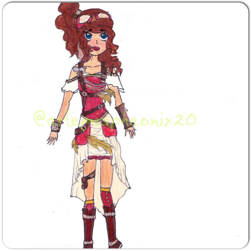 1000x1000 A Cute Steampunk Girl! Drawn