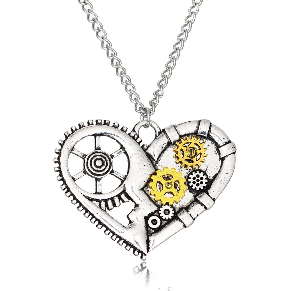 1000x1000 Wholesale Retro Steampunk Pendant Necklace Fashion Gears