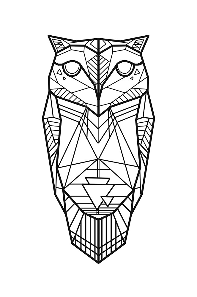 Steampunk Owl Drawing
