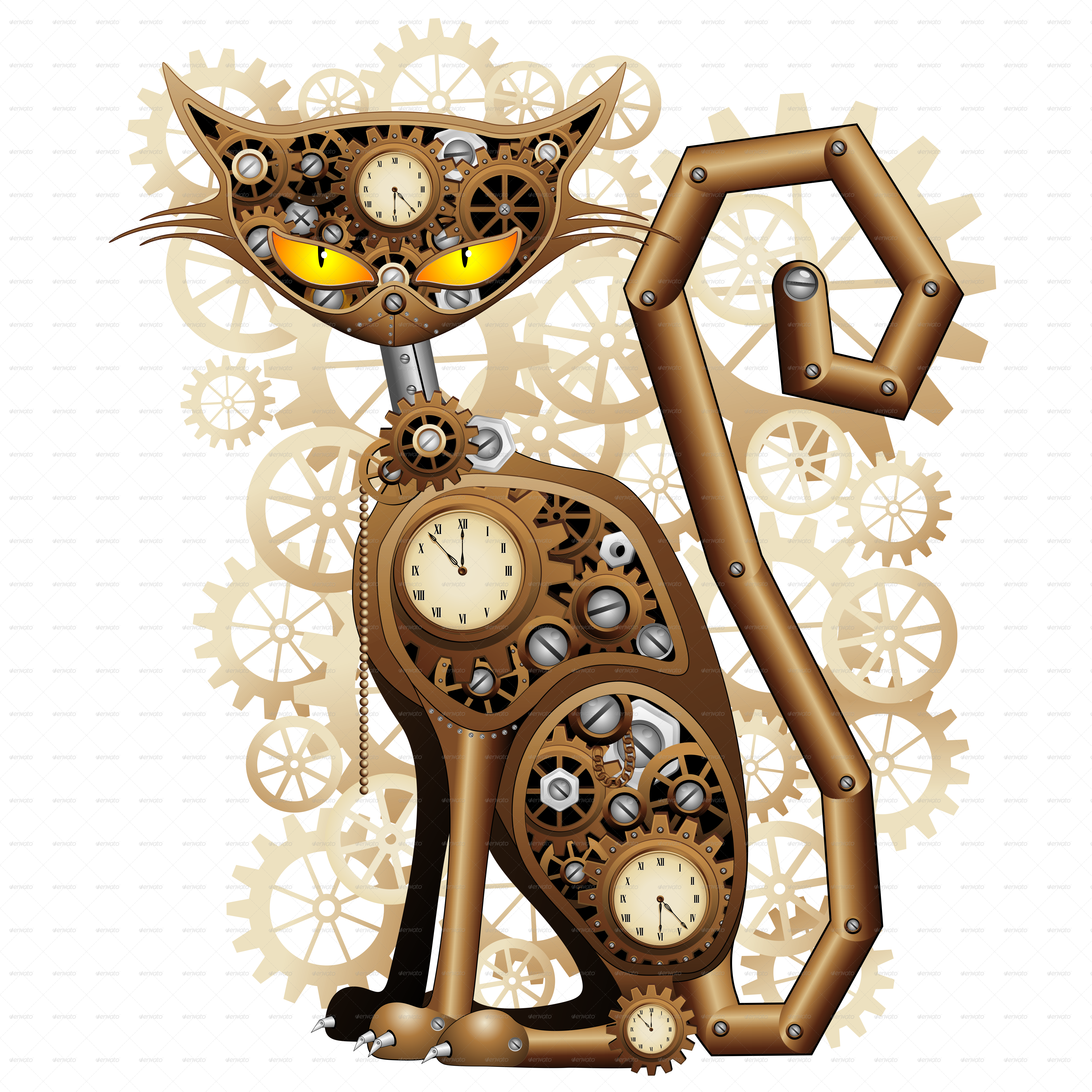 5000x5000 Collection Of Free Vector Owl Steampunk Download On Ui Ex